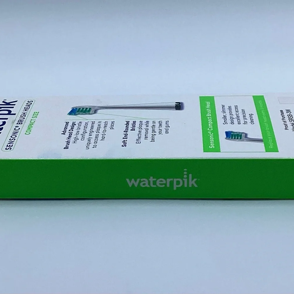 Waterpik Sensonic Compact Size Brush Heads 3-Pack SRSB-3W